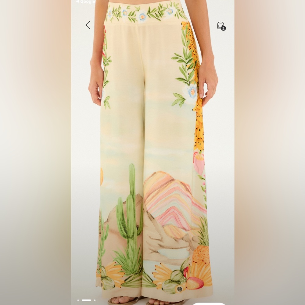 Printed Pants Map America Latina Farm Rio M